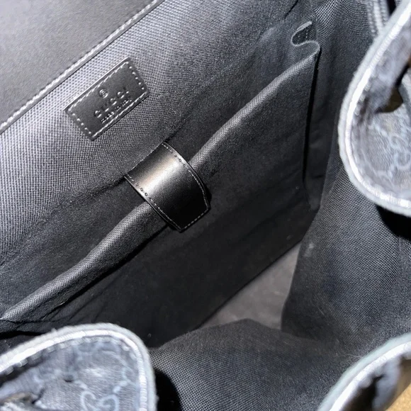 Gucci GG Supreme Black Backpack